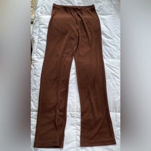 Brown Straight leg Pants